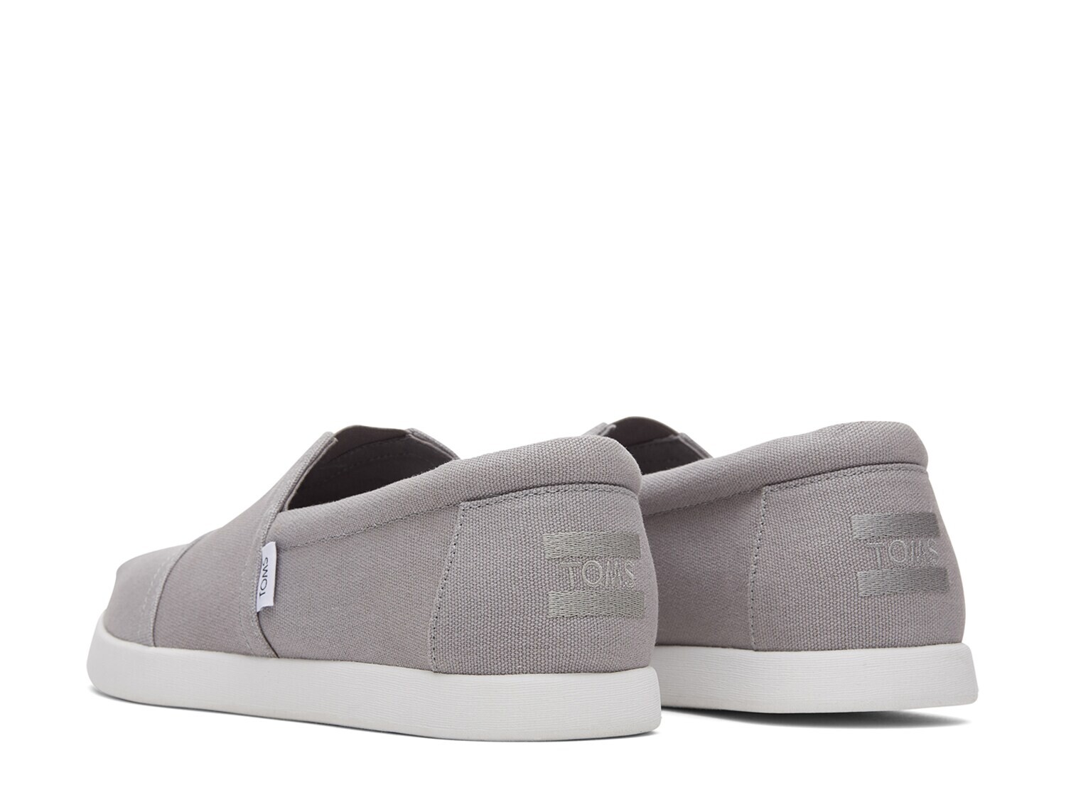 Слипоны мужские Toms Alpargata Espadrille с эластичной вставкой, серый — фото 3