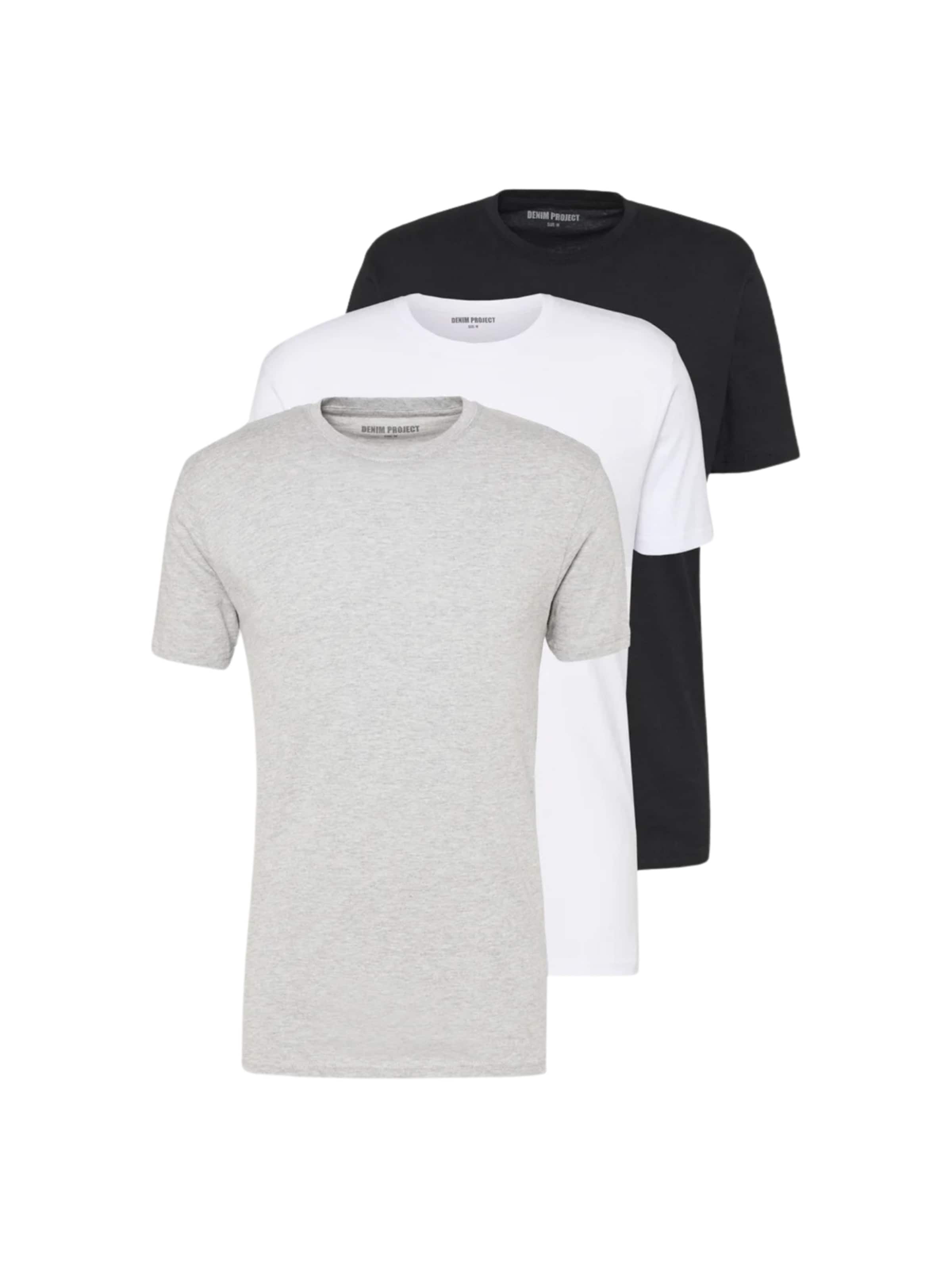 

Denim Project Футболка 'DPM' в черном цвете