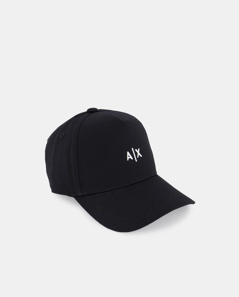 

Мужская бейсболка с логотипом Armani Exchange, чёрный