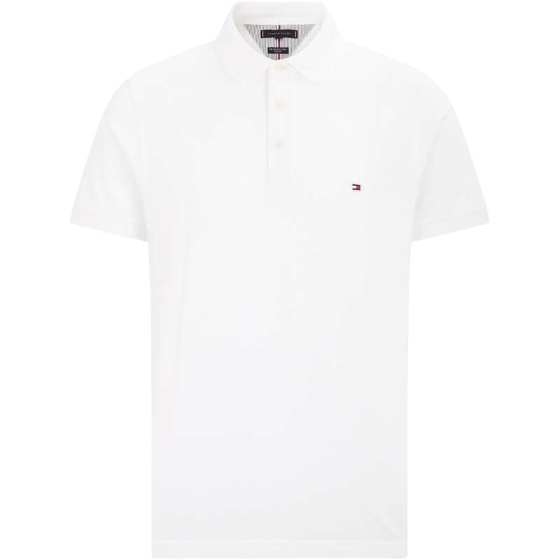

Рубашка-поло с вышитым логотипом Tommy Hilfiger, Cloud Bath White YBR