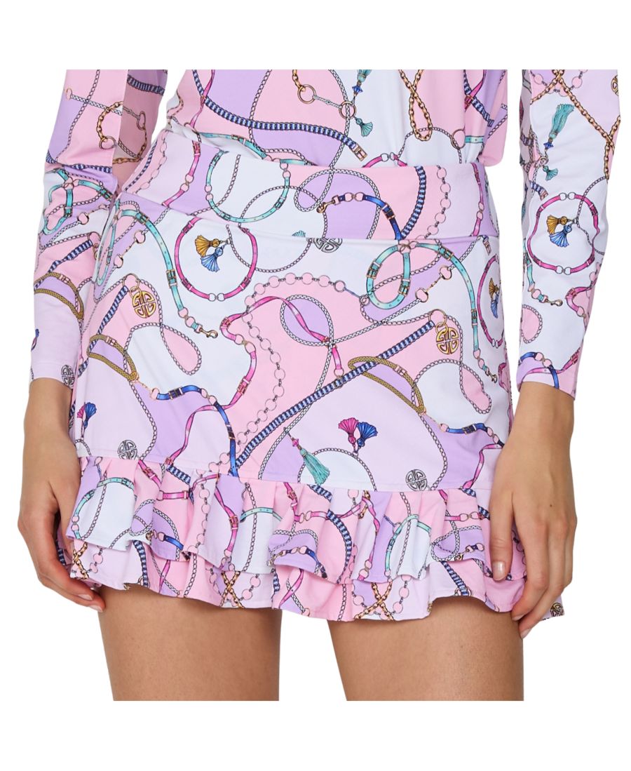 

Шорты-юбка G Lifestyle с двойной оборкой G Lifestyle Clothing, Pink Link