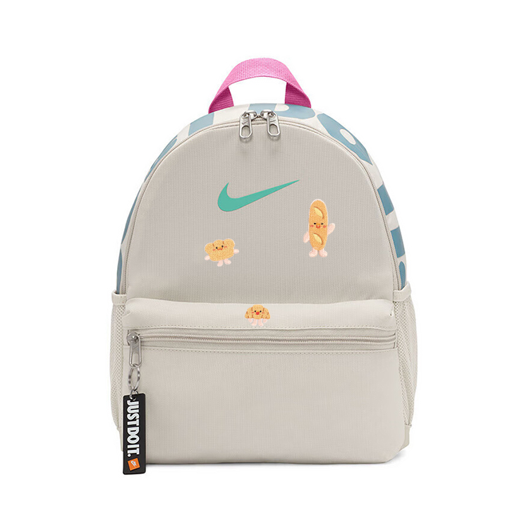 

Nike Тканевый рюкзак для детей серо-белый, Puffy