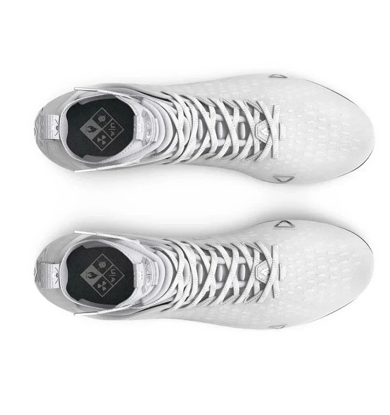 Футбольные бутсы Under Armour Spotlight Lux MC 20 3025082-100, мужские, белые, GBNC1567, белый — фото 4
