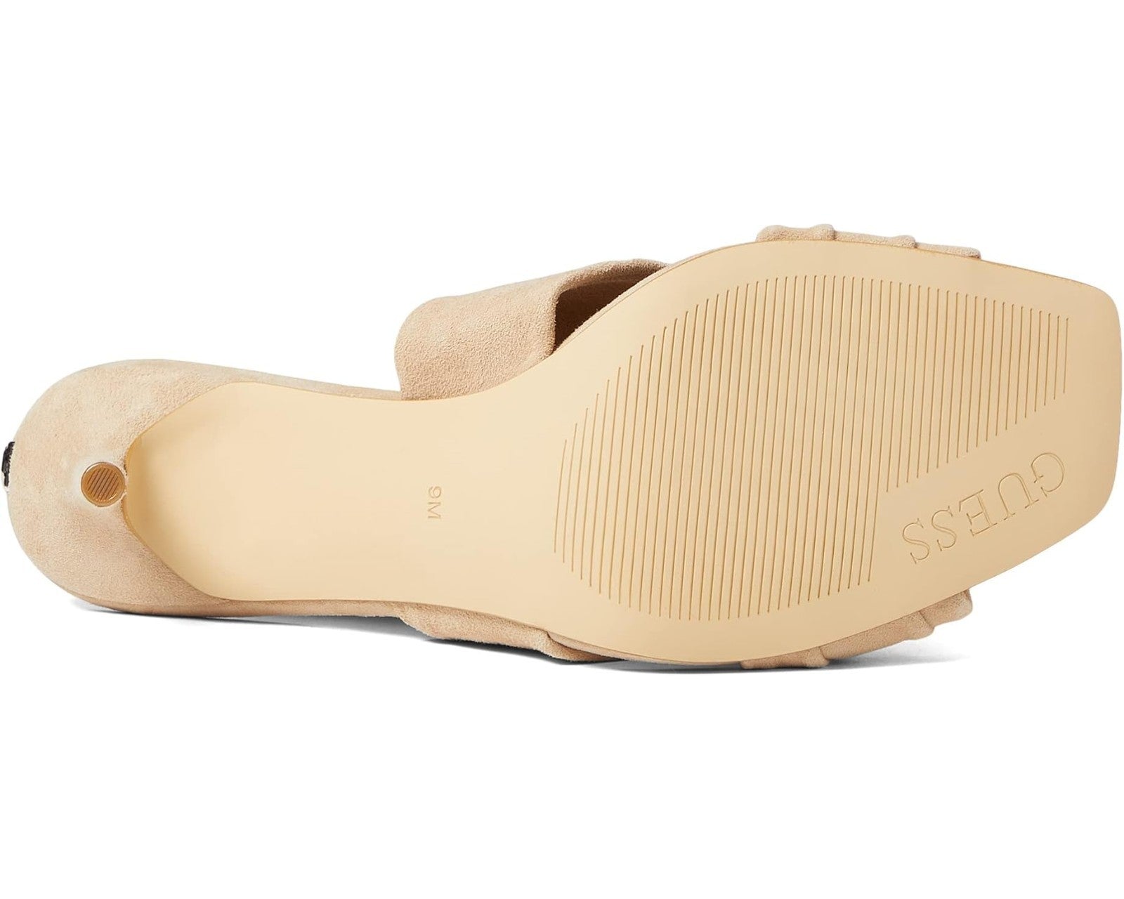 Guess Daiva GWDAIVA2 Sandals Womens  Tan Knotted Suede Slip-On Mule JOBB1372, коричневый — фото 4