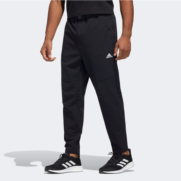 Спортивные штаны Men's adidas Th Strech Wvpt Solid Color Casual Sports Pants/Trousers/Joggers Black, черный — фото 3