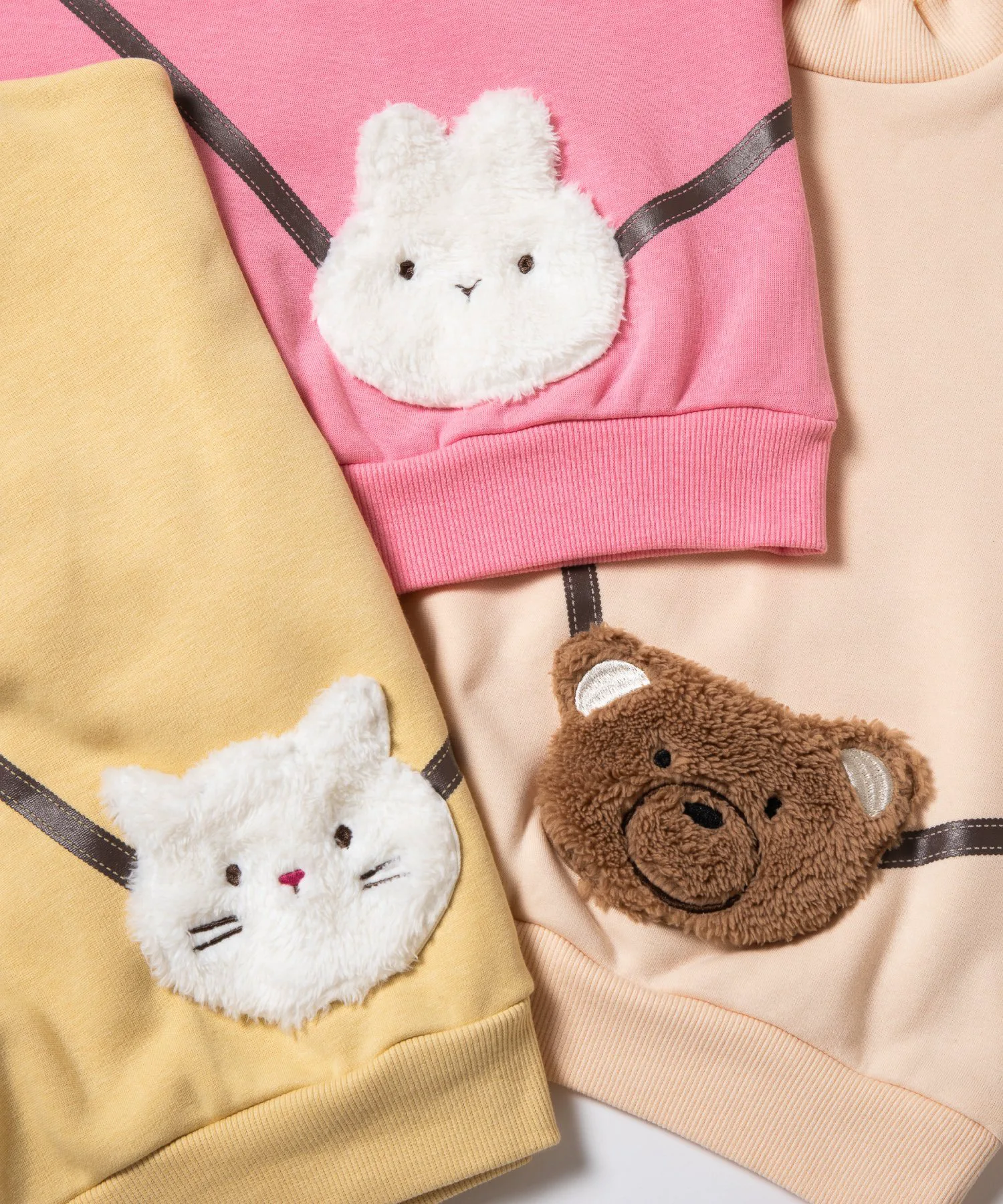 Толстовка Animal Pochette на флисовой подкладке Ever Closet, Honey (cat) — фото 4