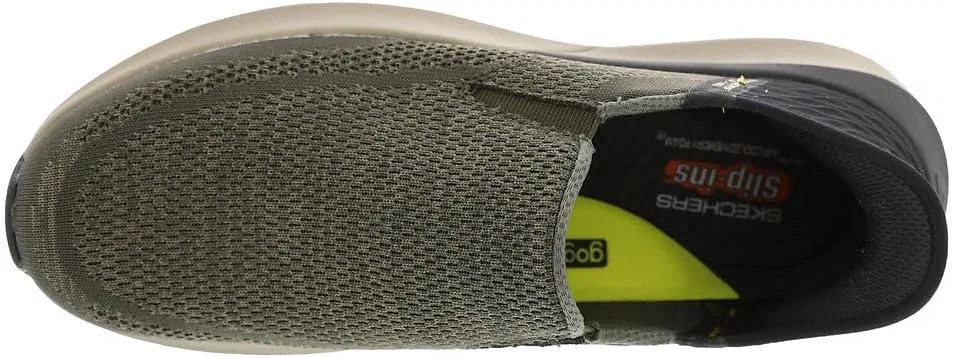 Мужские кроссовки Skechers Neville-Rovelo с технологией Slip-in, серый — фото 3