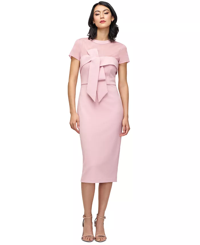 

Женское платье Roselle с бантом JS Collections, розовый