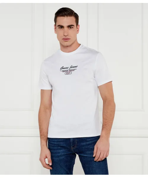 

Футболка Slim fit Guess Jeans, белый