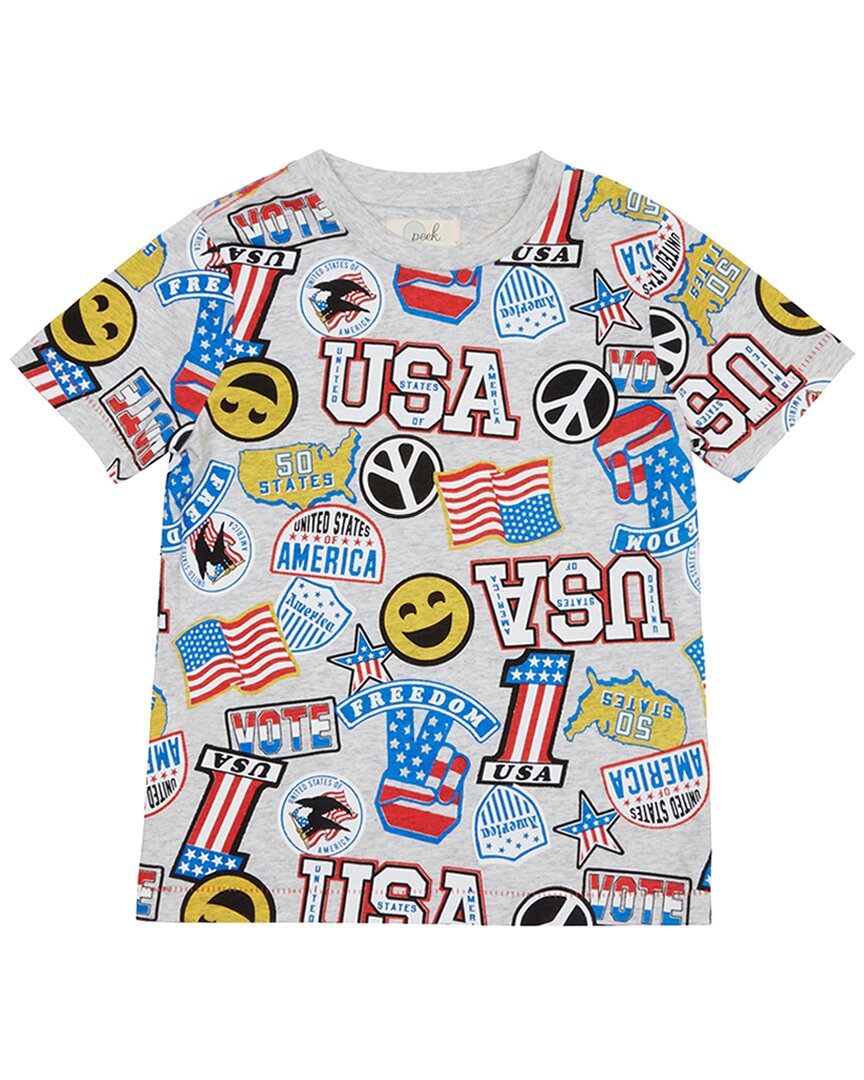 

Футболка Peek Kids Luca USA Celebration, цвет multi