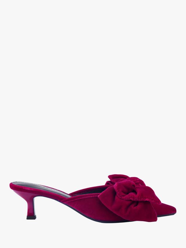 София боу мюлы на каблуке с заостренным носком KG Kurt Geiger, Pink