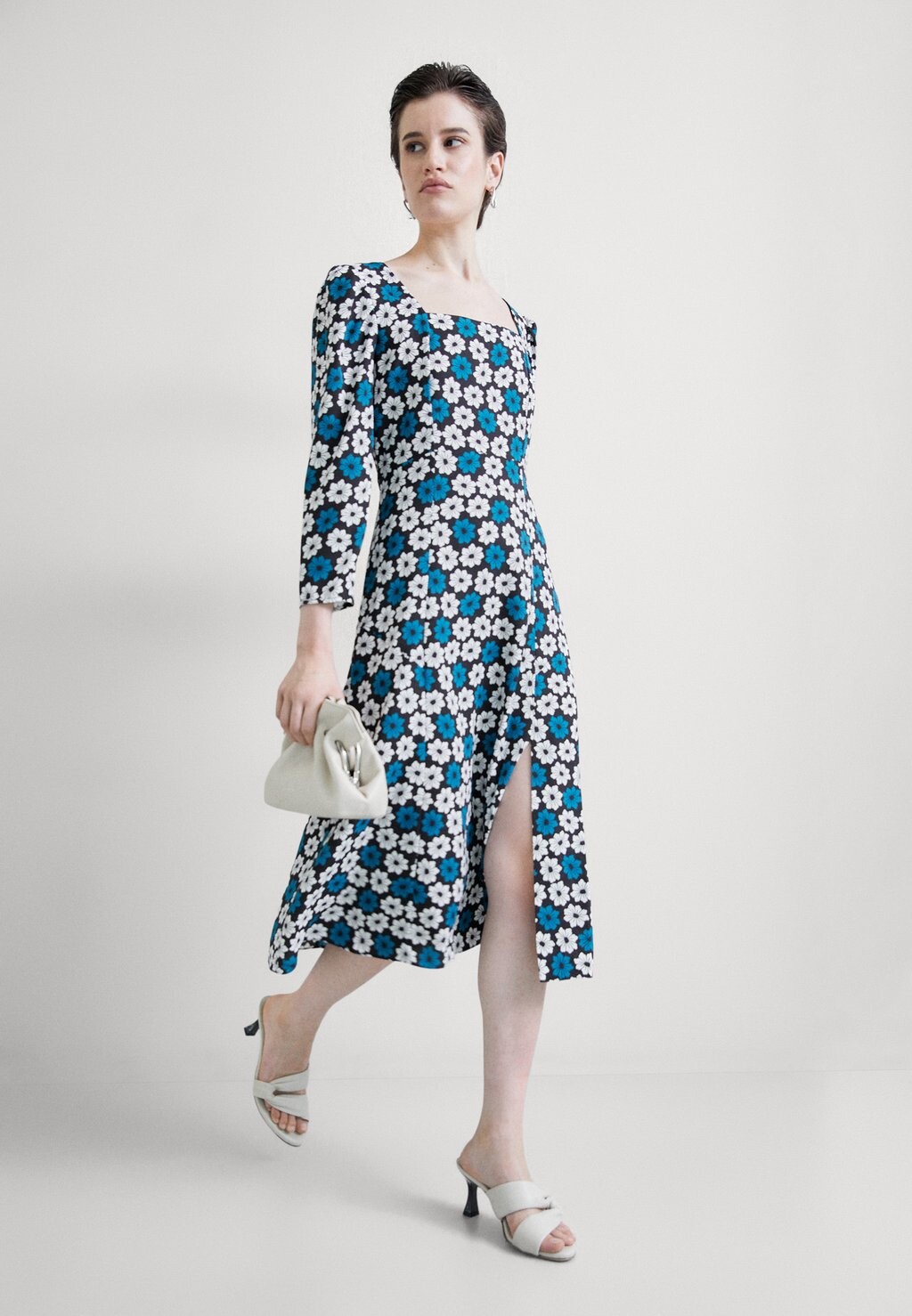 

Летнее платье Joanna Dress Diane von Furstenberg, цвет black/blue/white