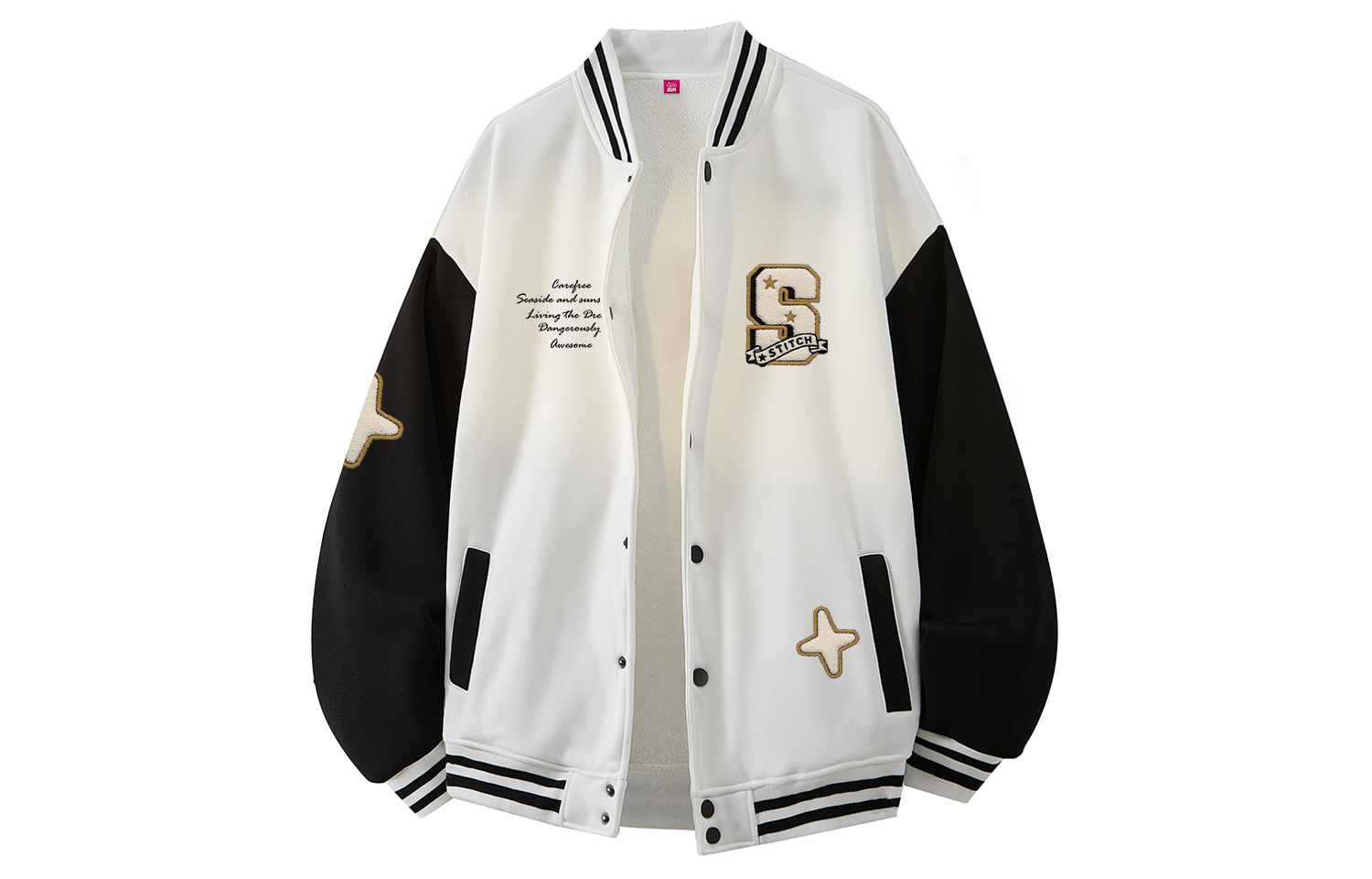 

Disney Бейсбольная майка унисекс, White (Thickened Fleece-Lined)