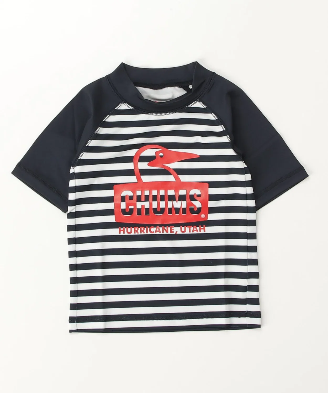 Рашгард CHUMS Kid's Splash Booby Face T-Shirt, тёмно-синий