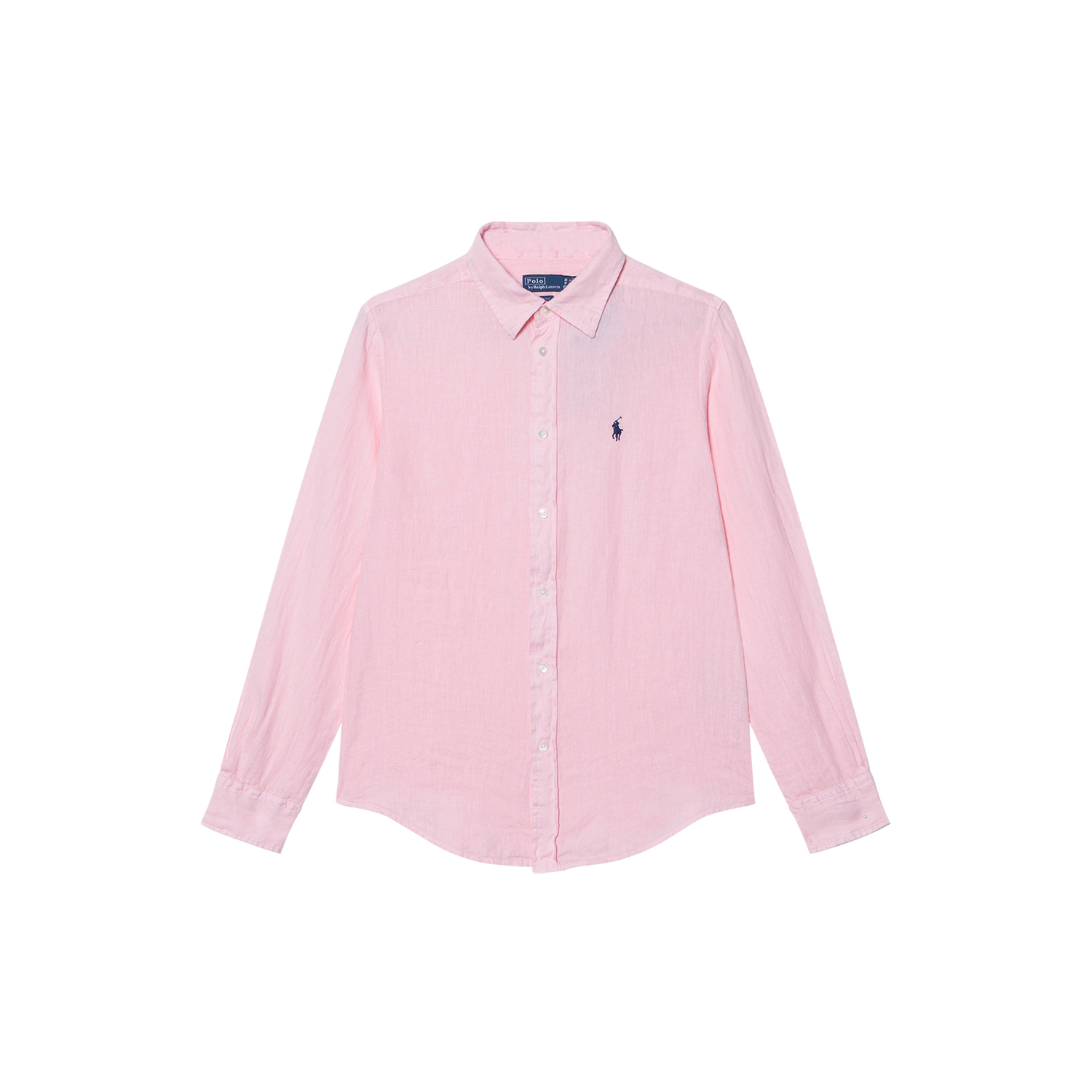 

Льняная рубашка Polo Ralph Lauren, розовый