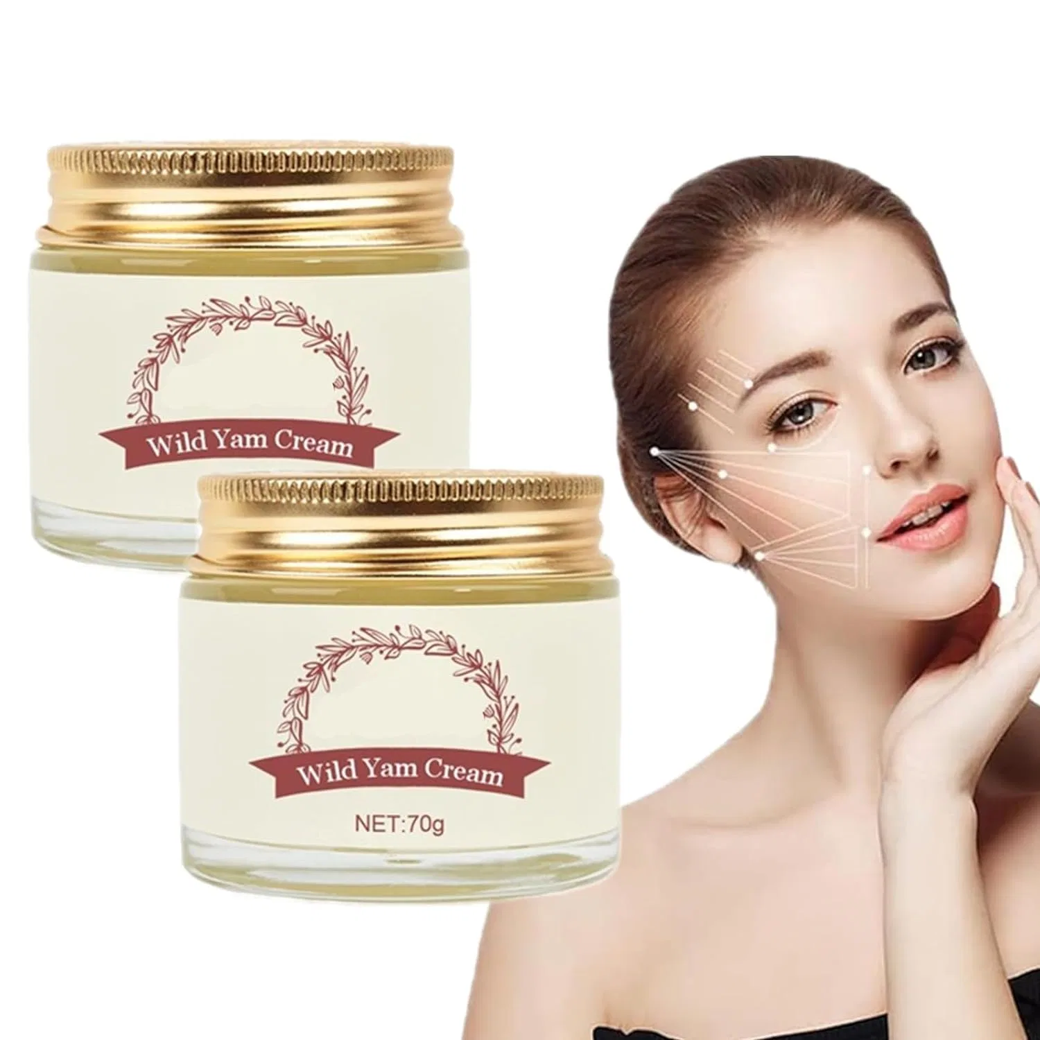 Крем с диким ямсом Anna's Wild Yam Cream для гормонального баланса, 2 шт. Pelinuar, Pack Of 2