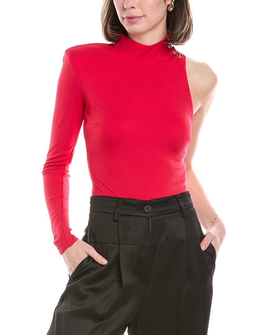 

Элизабетта Франки Асимметричный боди Elisabetta Franchi, красный