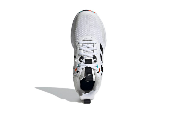 Баскетбольные кроссовки OwnTheGame 2.0 для детей, средние, белые/черные Adidas — фото 4
