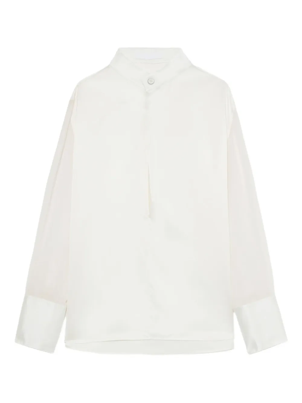 

Блузка с шелковыми вставками Helmut Lang, нейтральный