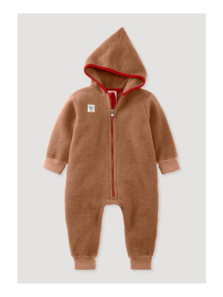 

Комбинезон Hessnatur Wollfleece, цвет terrabraun