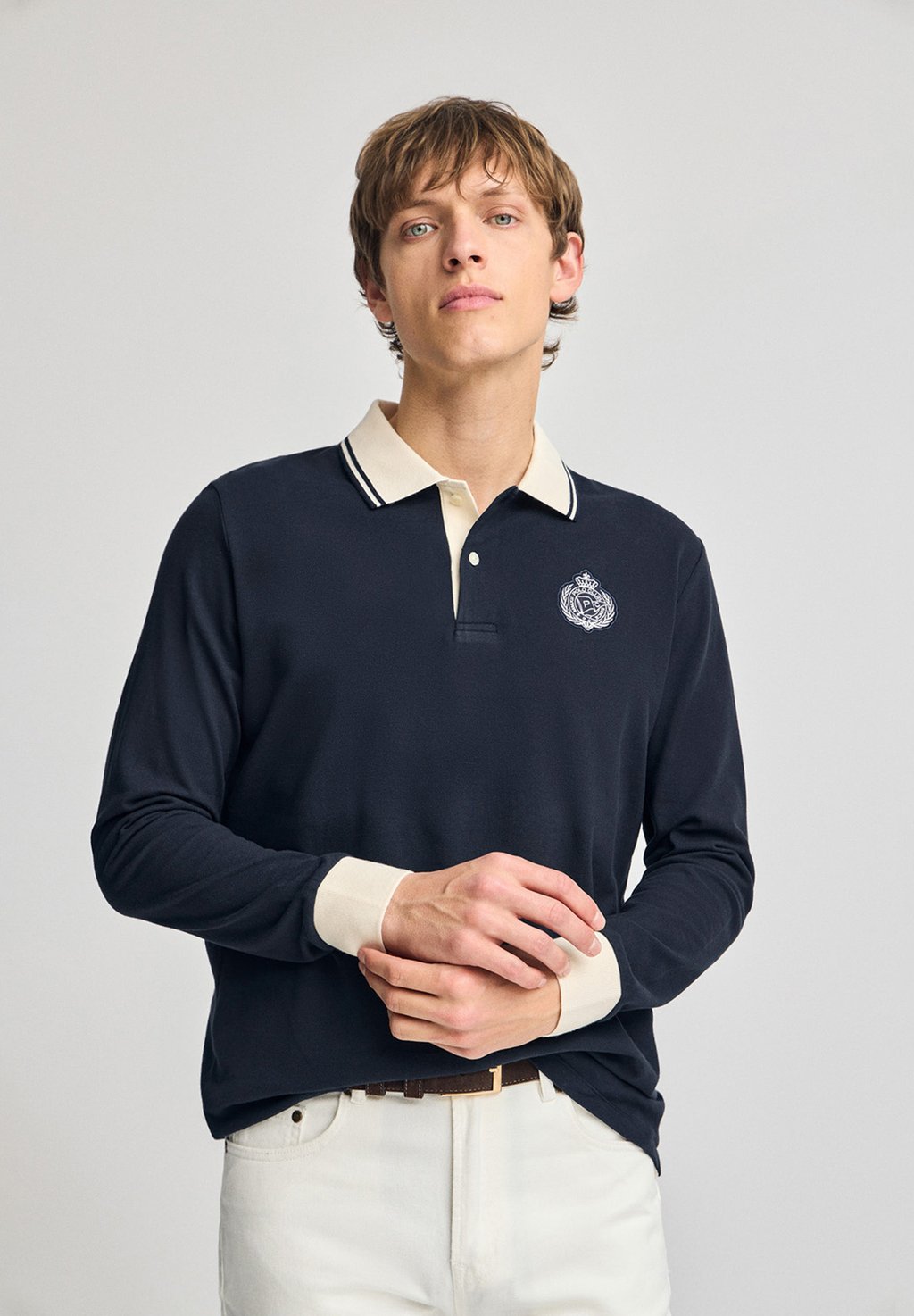 

Лонгслив ANCHOR P - Polo shirt Polo Club, синий