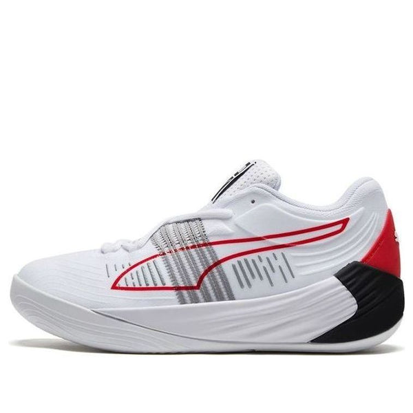 

Кроссовки fusion nitro 'white high risk red' Puma, белый