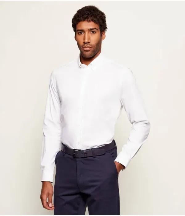 H-Roan-Bd-E-C1-261 Рубашка slim fit Boss, белый