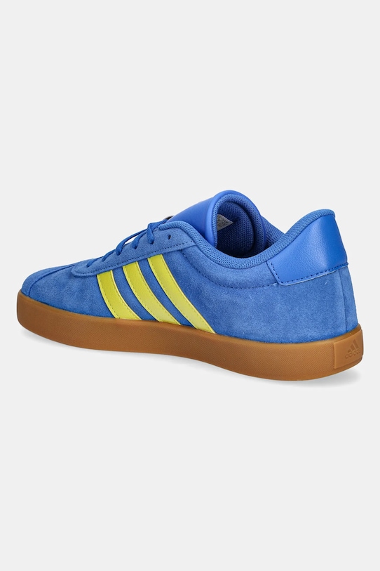 Замшевые кроссовки VL Court 3.0 Adidas, синий — фото 3