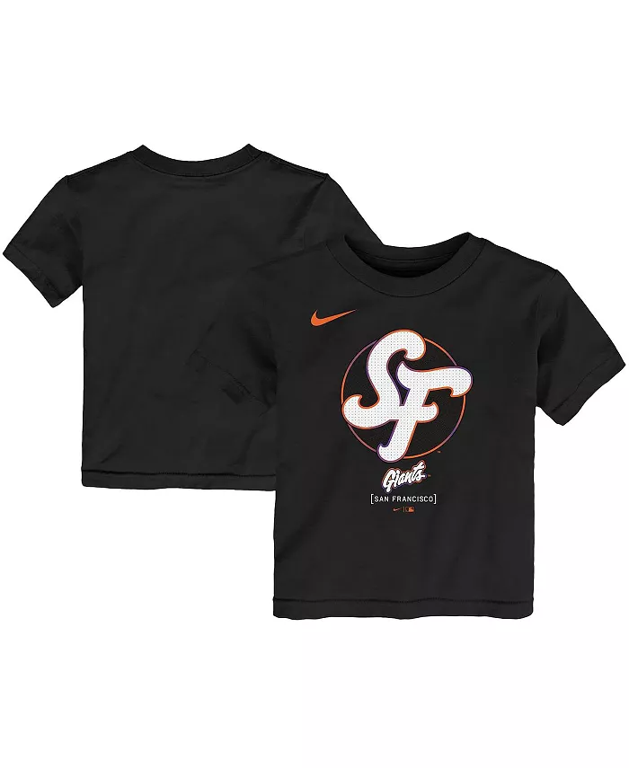

Футболка для малышей San Francisco Giants 2025 City Connect, черная Nike