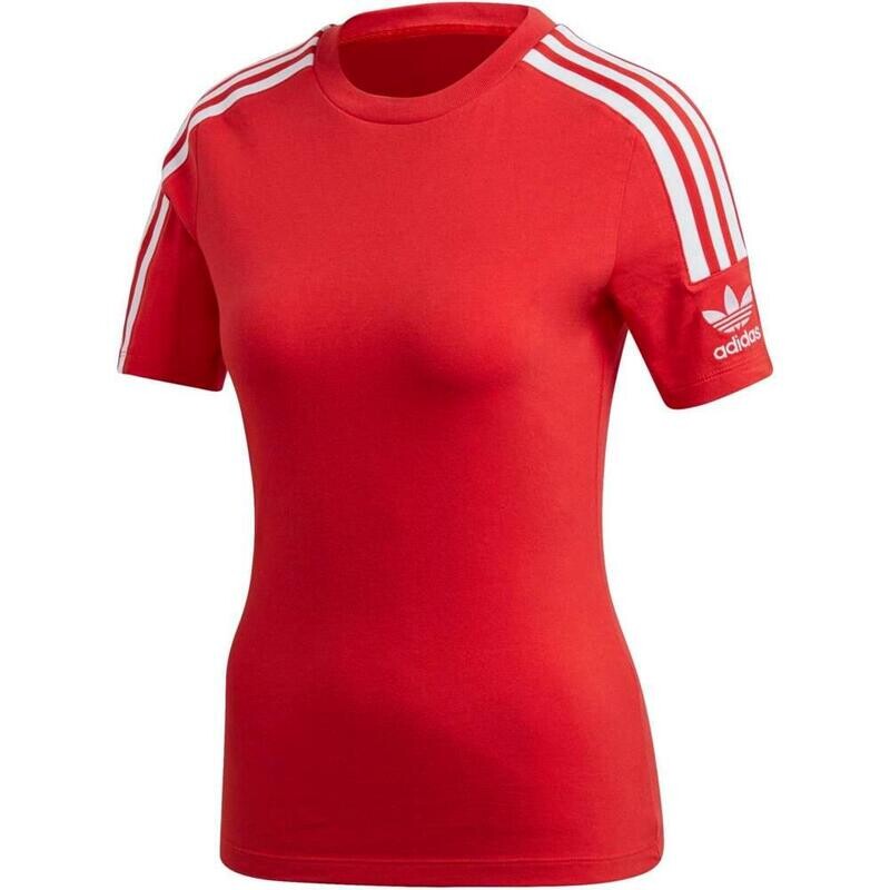 

Женская футболка Tight Tee для тренажерного зала и пилатеса с короткими рукавами ADIDAS, цвет rot