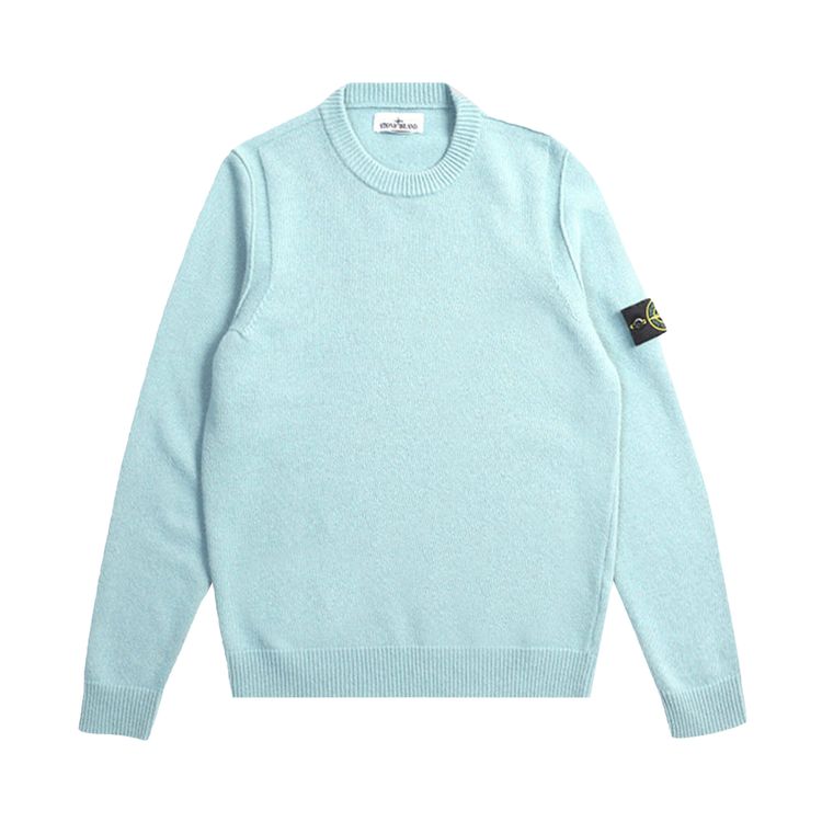

Топ Stone Island Logo Patch Crewneck Jumper 'Top Blue', синий
