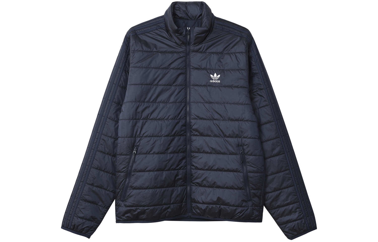Пуховик мужской темно-синий Adidas Originals — фото 2