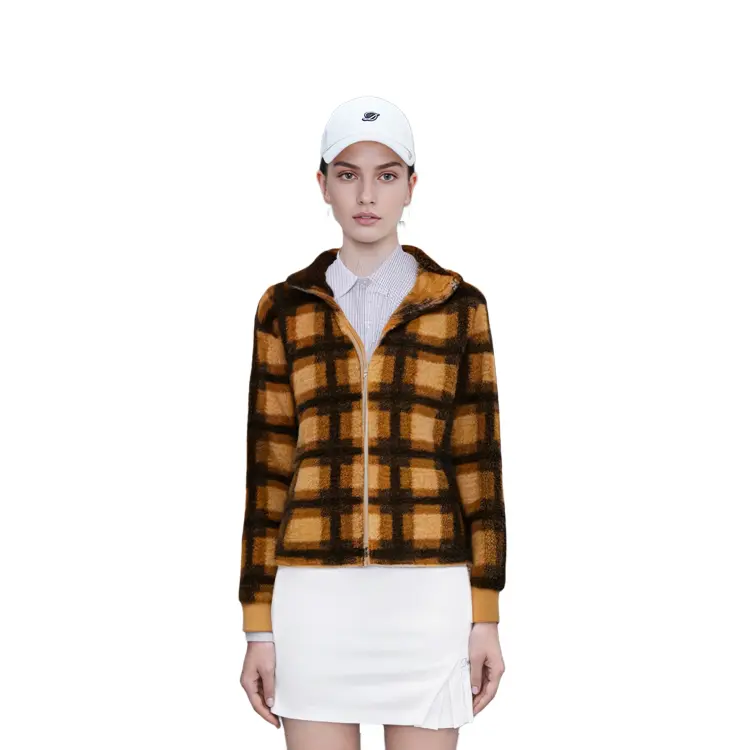 Куртка Uniqlo x JW Anderson Unisex из искусственного шерпа с капюшоном, 32 бежевый — фото 3