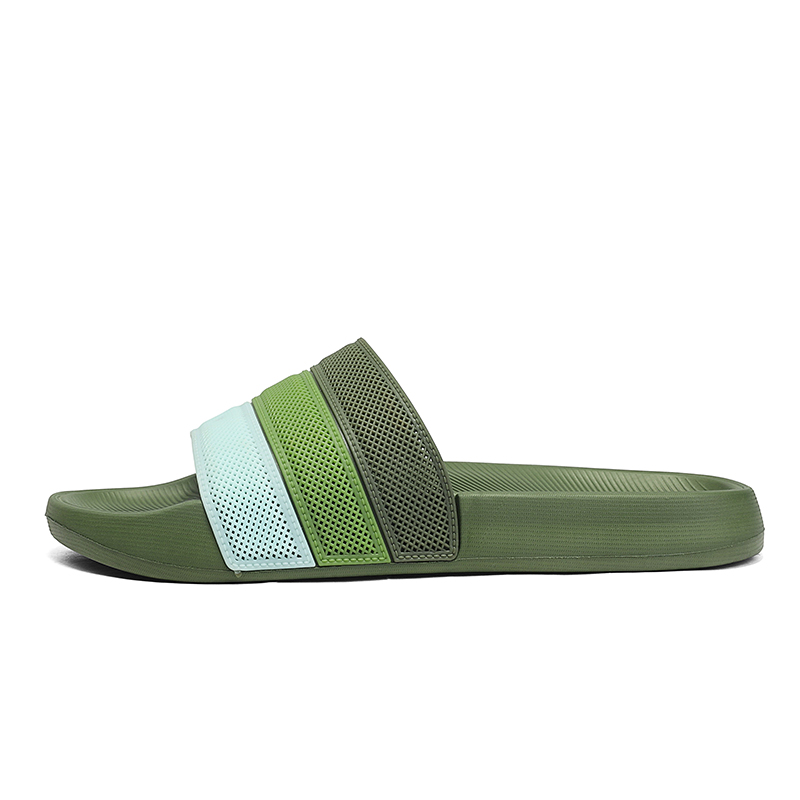 

XIMO BULL Мужские резиновые бесшумные противоскользящие шлепанцы зеленые, цвет Green