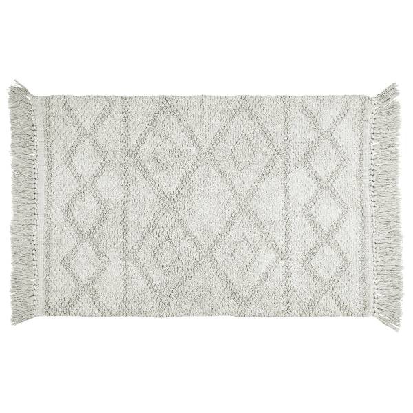 

Коврик для ванной WENKO aus organischer Baumwolle, 60x1x90 см, серый