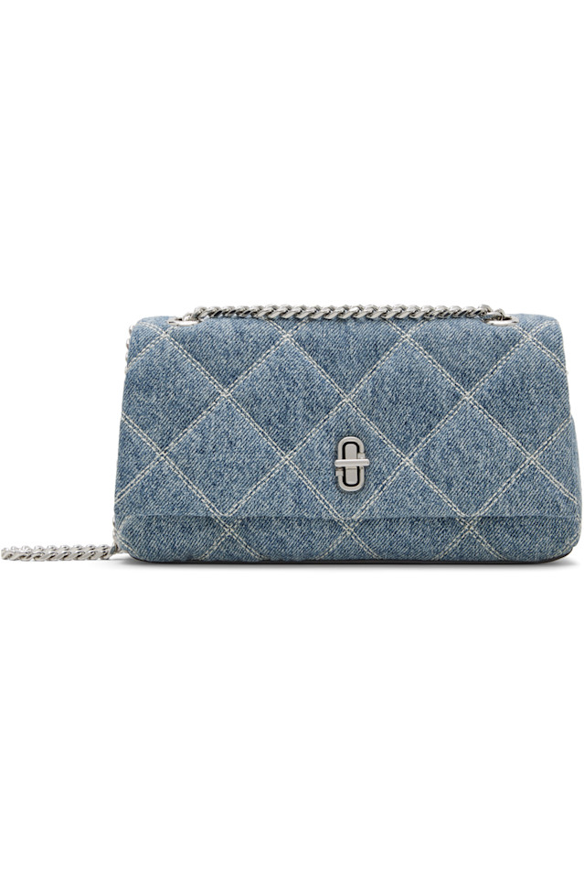 

Marc Jacobs Синяя сумка с двойной цепочкой