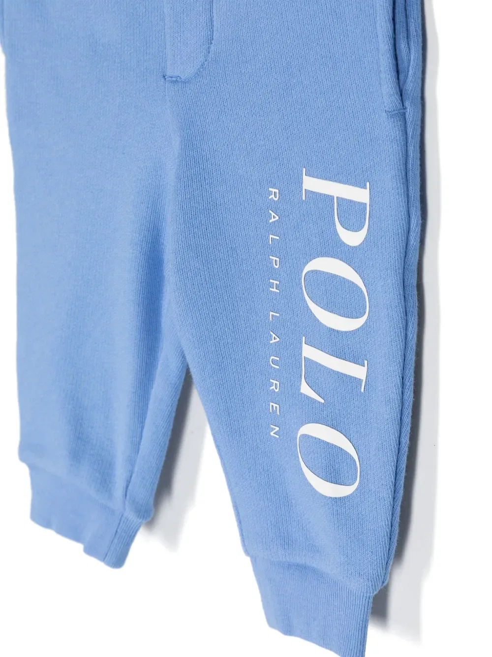 Спортивные брюки с логотипом Polo Ralph Lauren Kids, синий — фото 3