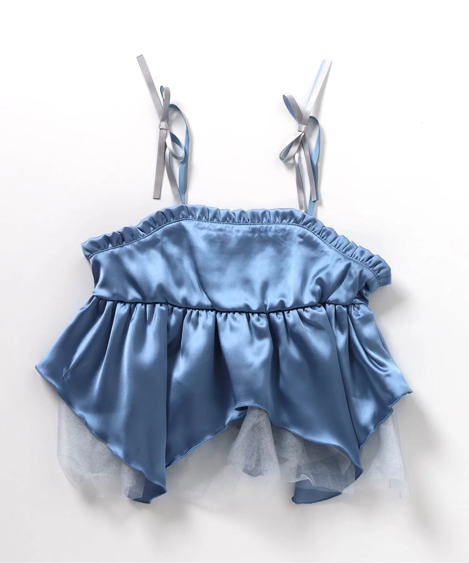 Детский топ с кружевом и лентой BREEZE Tear Camisole Set розовый — фото 2