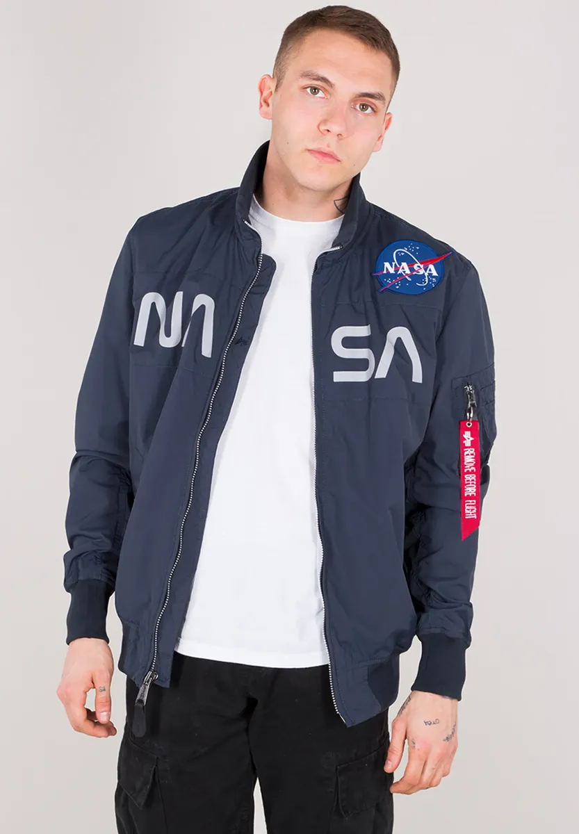 

Куртка-бомбер Alpha Industries " Alpha Industries Мужчины - Куртки-бомберы NASA Jacket", синий