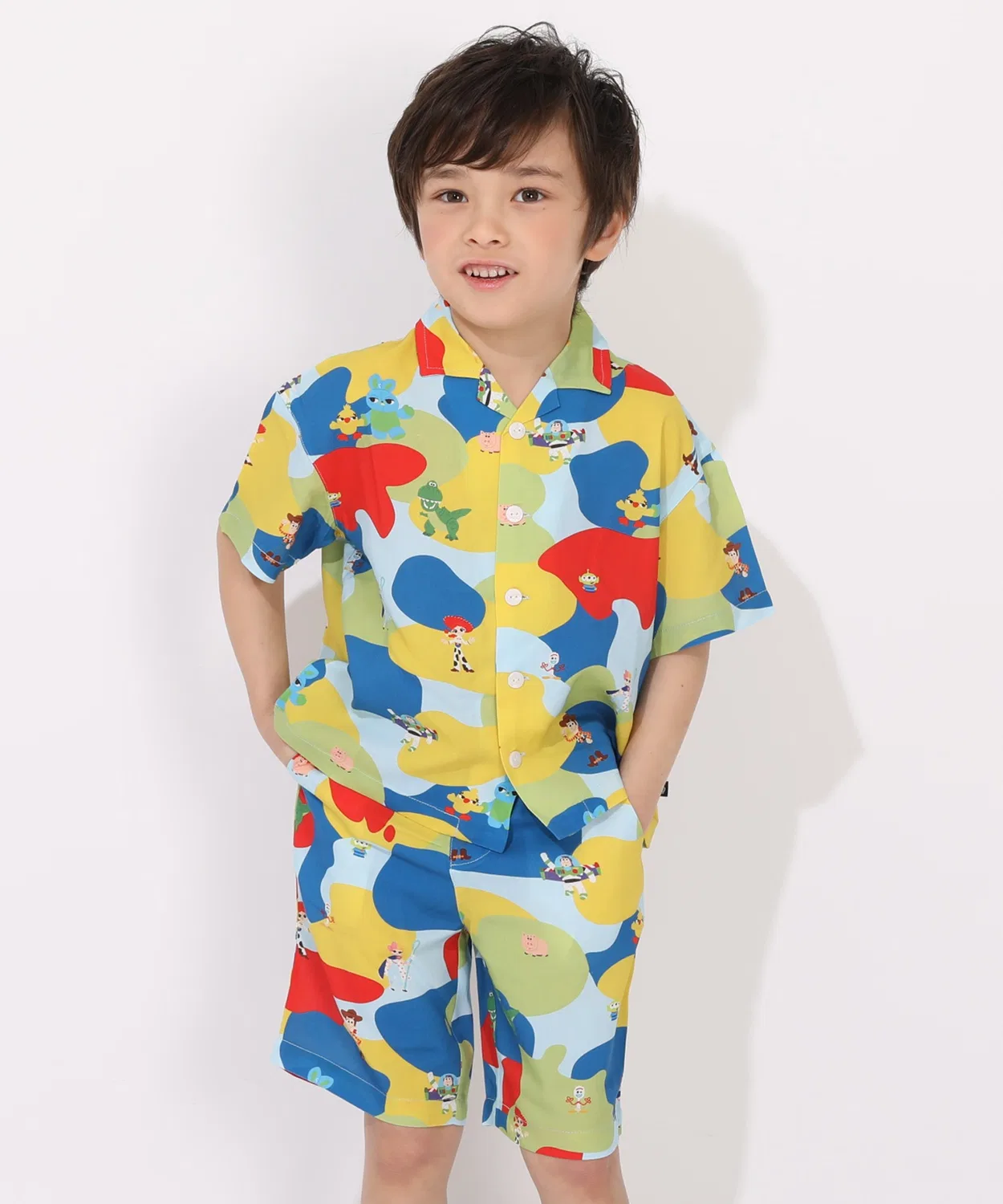 Комплект из рубашки и шорт Disney Toy Story POP Shirt Set Up, BABYDOLL, светло-голубой