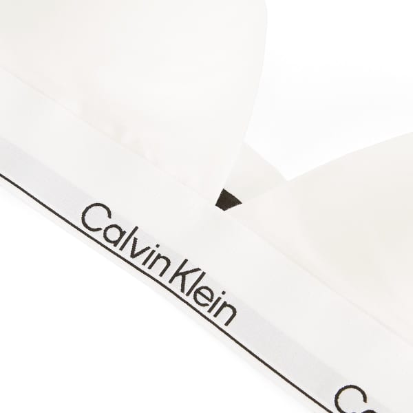 Бюстгальтер Icon с треугольными чашками и легкой подкладкой Calvin Klein, белый — фото 2