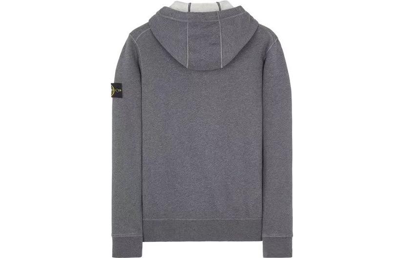 STONE ISLAND Свитшот мужской дымчато-серый смешанный цвет — фото 4