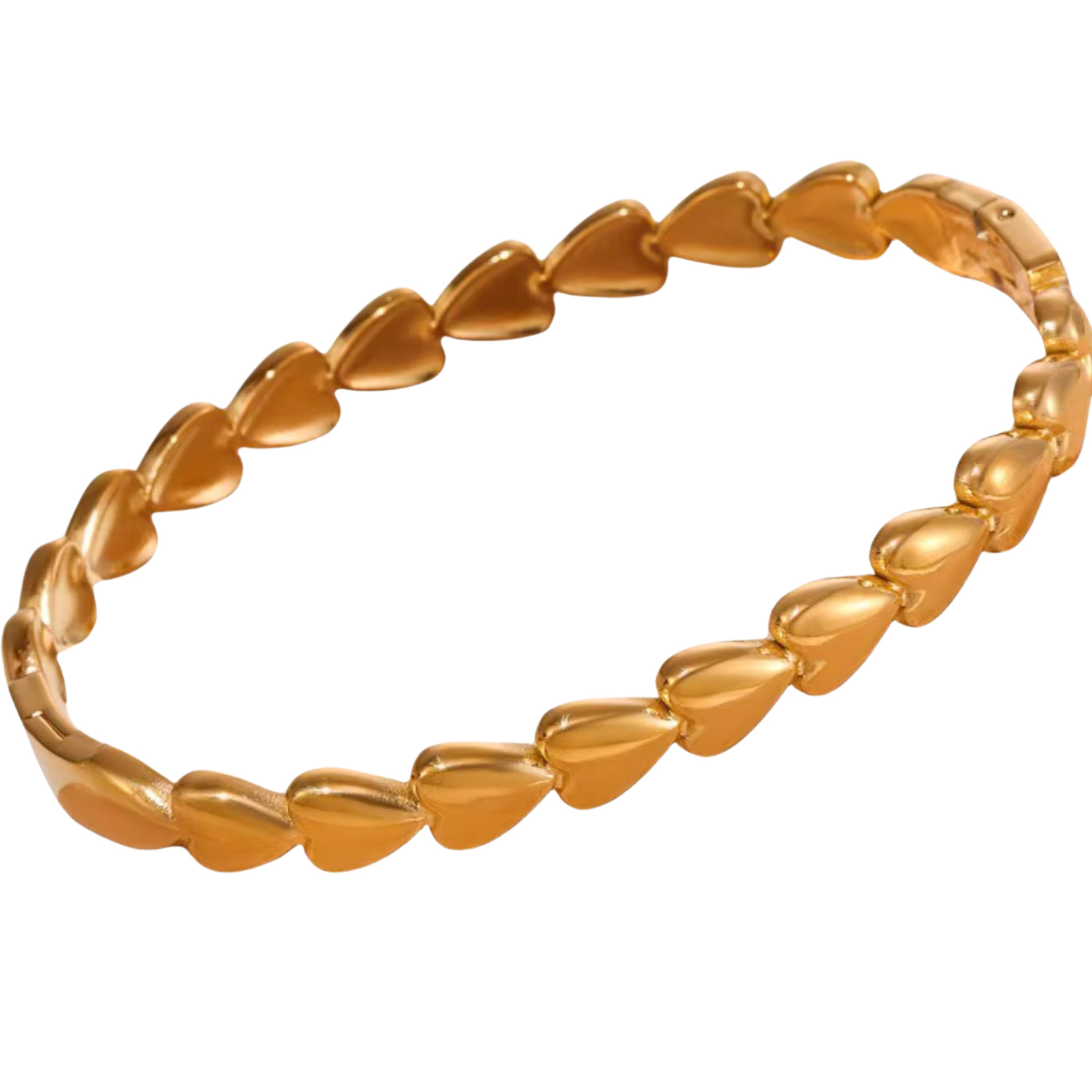 

Водонепроницаемый позолоченный браслет Love Akalia, золотой