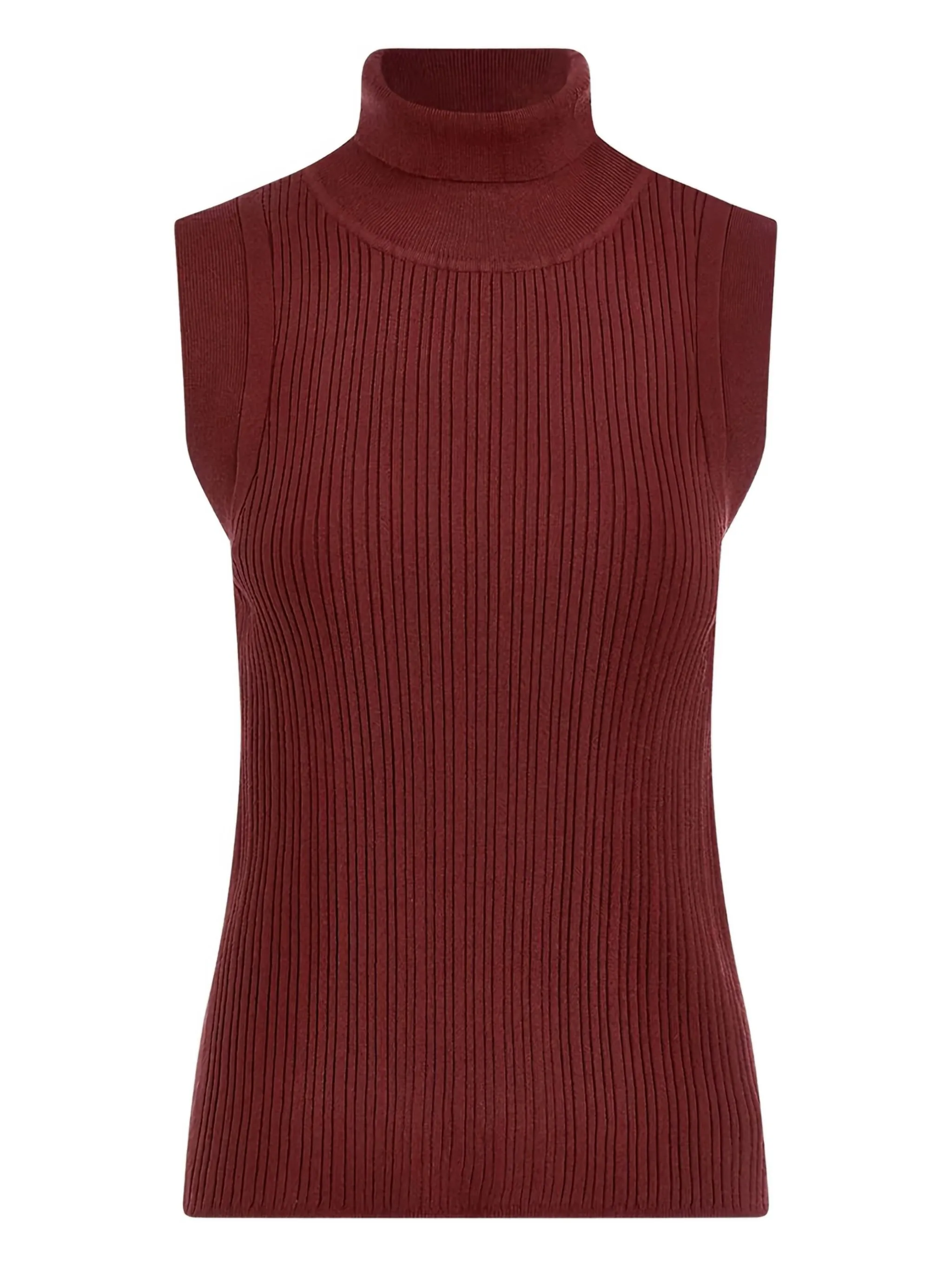 

Топ в рубчик без рукавов Varley, красный