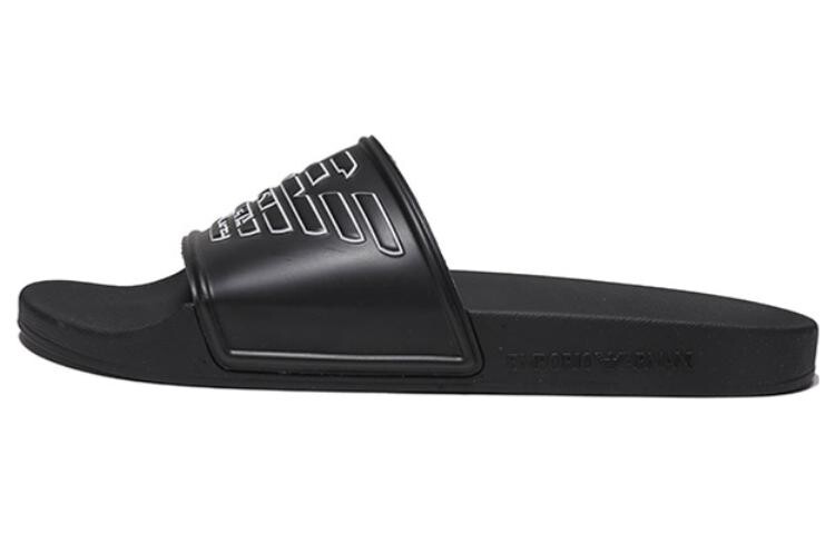 

Шлепанцы мужские черные Emporio Armani
