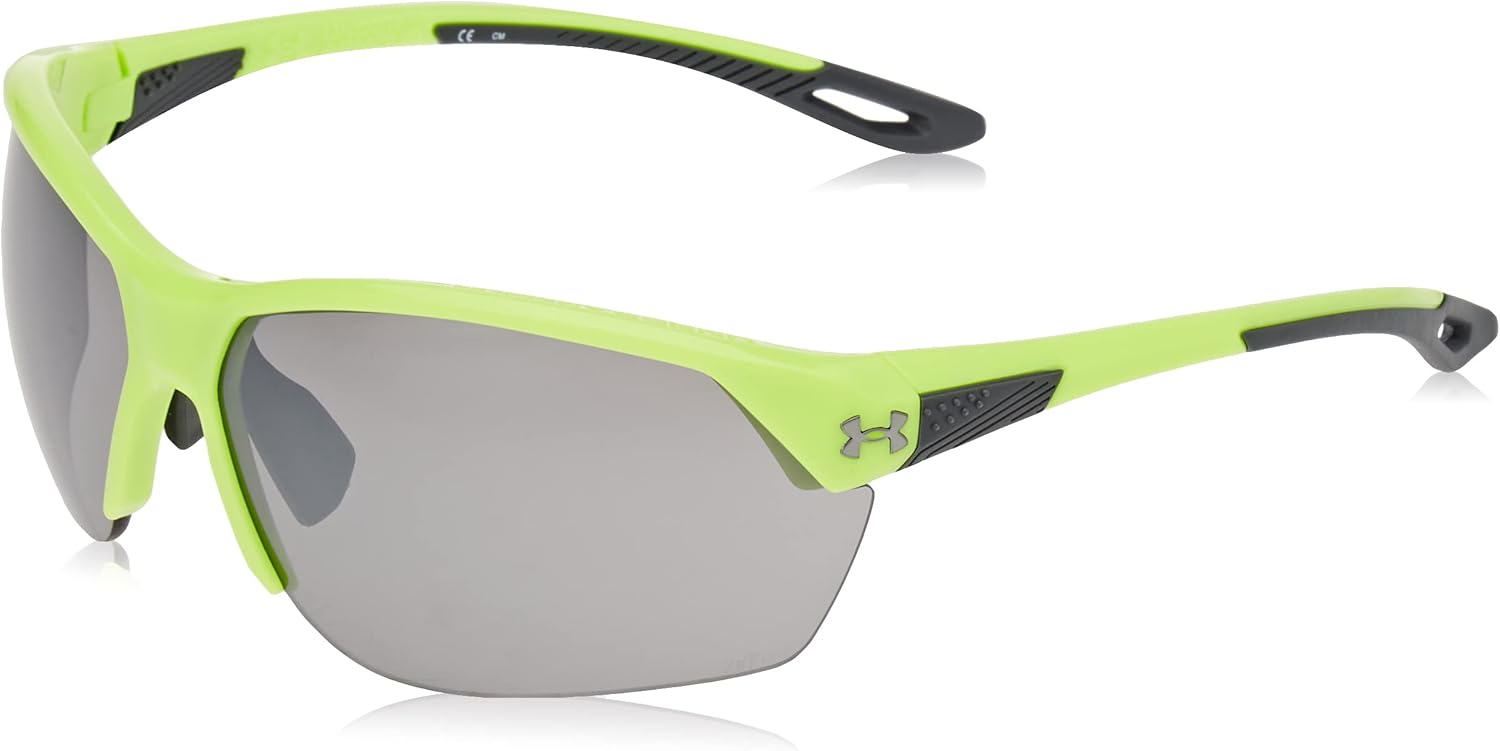 

Спортивные солнцезащитные очки Under Armour для мужчин, 0Ie/Qi Grn Yllwfluo