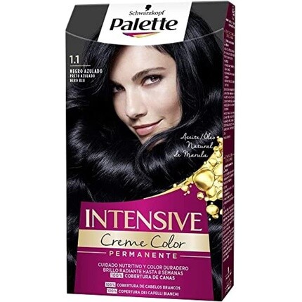 

Палитра Intense Color Cream 1.1 Blue Black Tone, Schwarzkopf