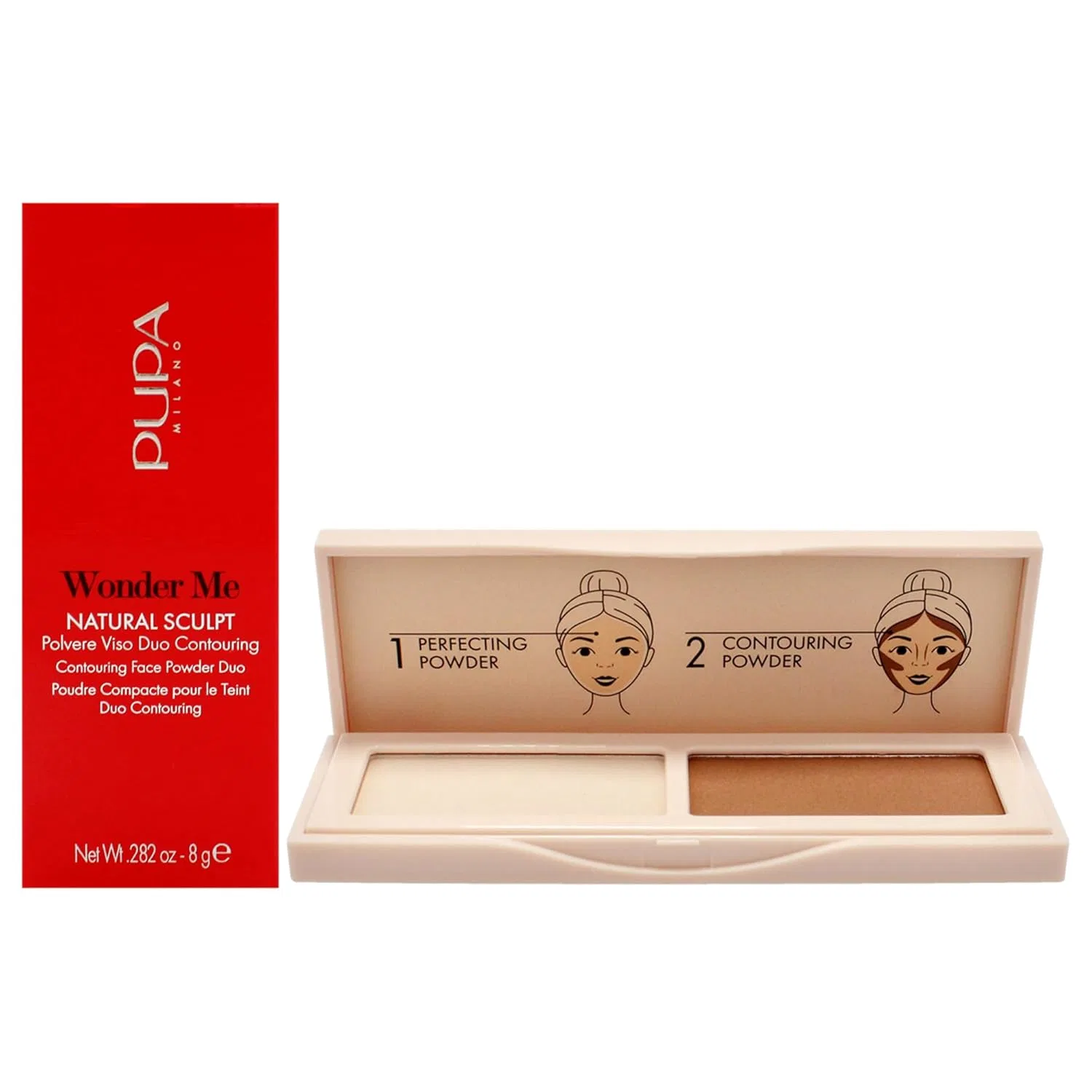 Палетка для контуринга «Wonder Me Nat.Sculpt Pal.001» от Pupa Pupa