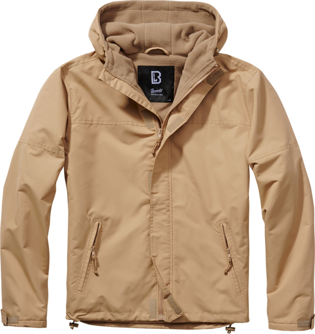 

Куртка Brandit Windbreaker Frontzip Jacket, бежевый
