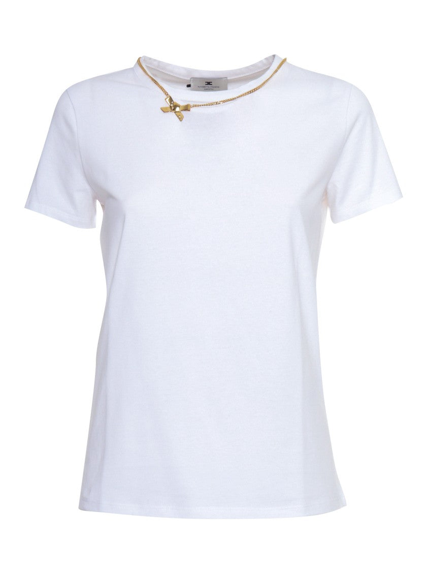 

Футболка с коротким рукавом Elisabetta Franchi, белый